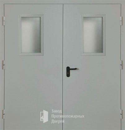 Фото двери «Двупольная со стеклом EI-30» в Краснозаводску