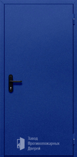Фото двери «Однопольная глухая (синяя)» в Краснозаводску
