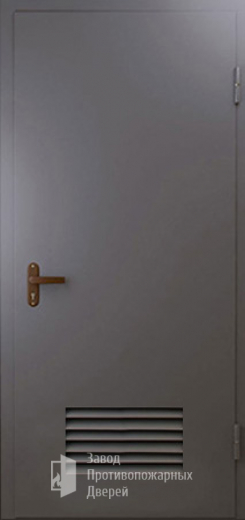 Фото двери «Техническая дверь №3 однопольная с вентиляционной решеткой» в Краснозаводску