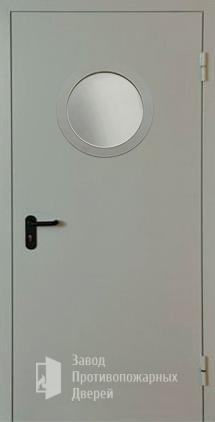 Фото двери «Однопольная с круглым стеклом EI-30» в Краснозаводску