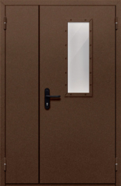 Фото двери «Полуторная со стеклом №28» в Краснозаводску